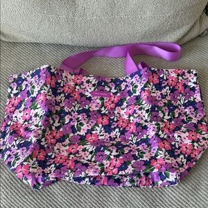 Vera Bradley Pink and Purple Floral Tote